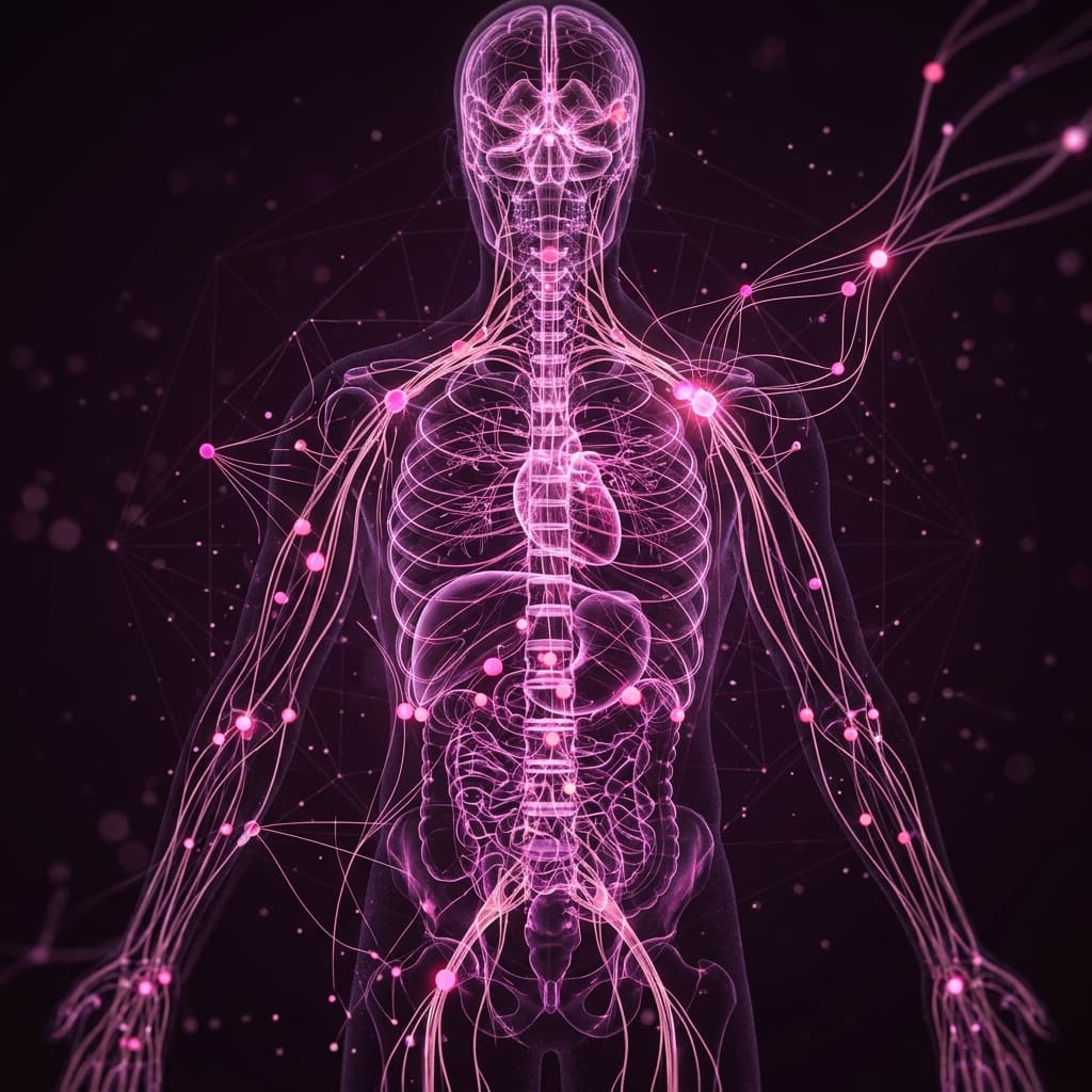 Abstract medical network visualization