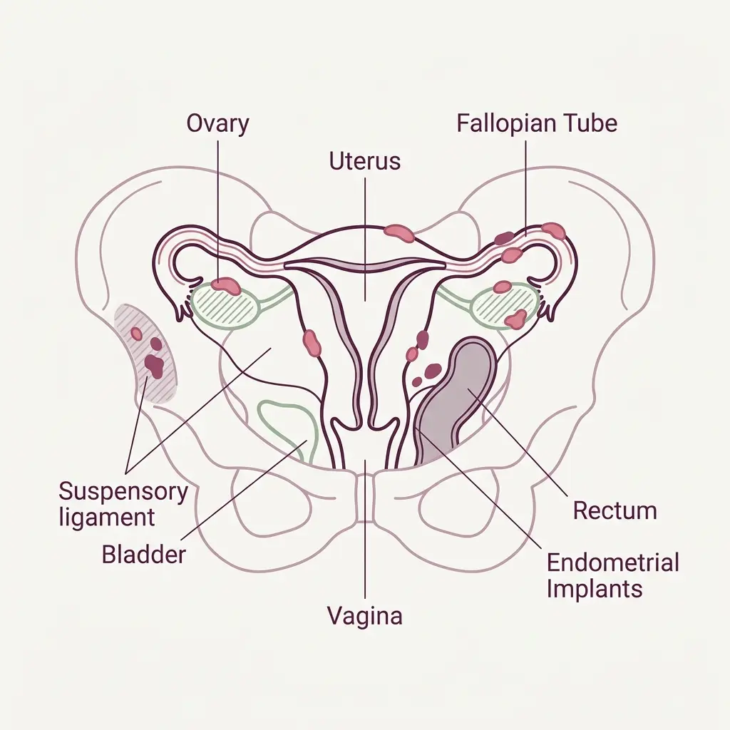 Endometriosis care preparation and medical consultation